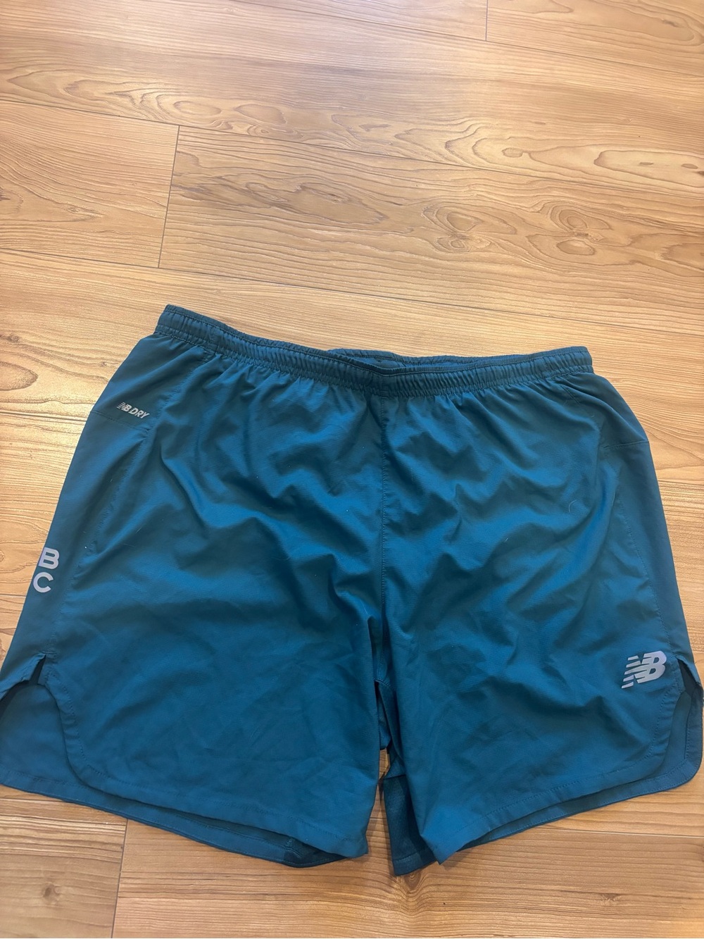 New Balance Men’s Teal Athletic Running Shorts